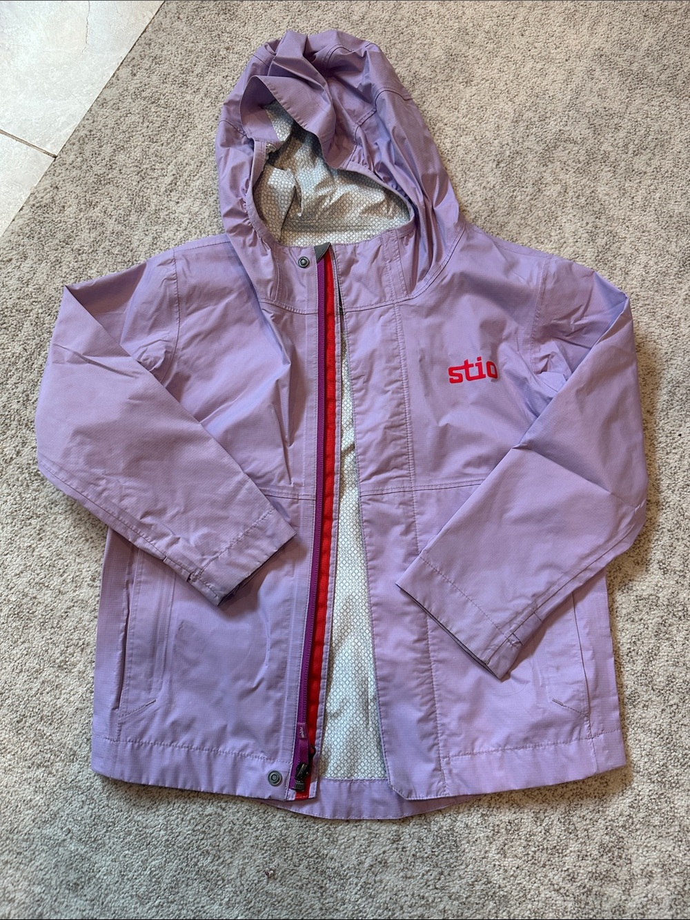 Stio Kids' Lightweight Hooded Jacket in Lavender, 4